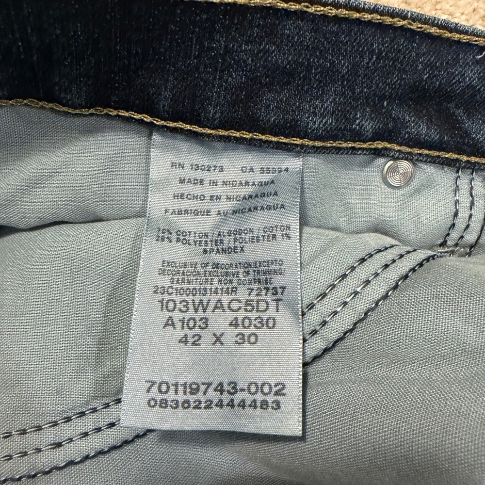 Wrangler RIGGS Workwear Jeans Mens 42x30 Blue Bundle 3 Pair Relaxed Fit Denim - Picture 12 of 16